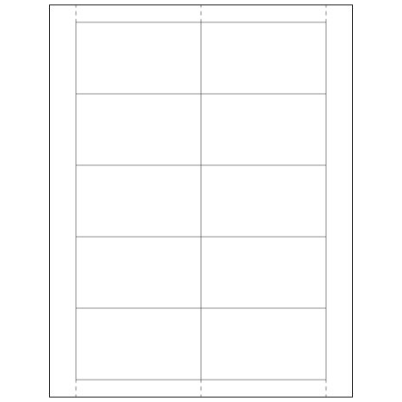 Bsc Preferred 2 x 3-1/2'' Vinyl Envelope Insert Cards, 500PK BUY00021261